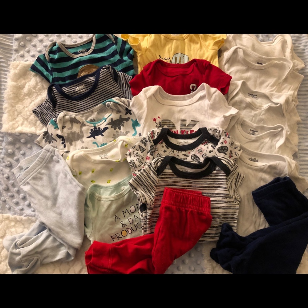 Lot #19 baby boy clothes..